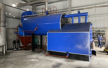 Lắp đặt hệ thống nồi hơi 2,5T/h tổ hợp